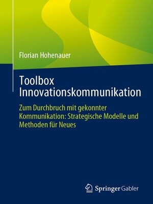 cover image of Toolbox Innovationskommunikation